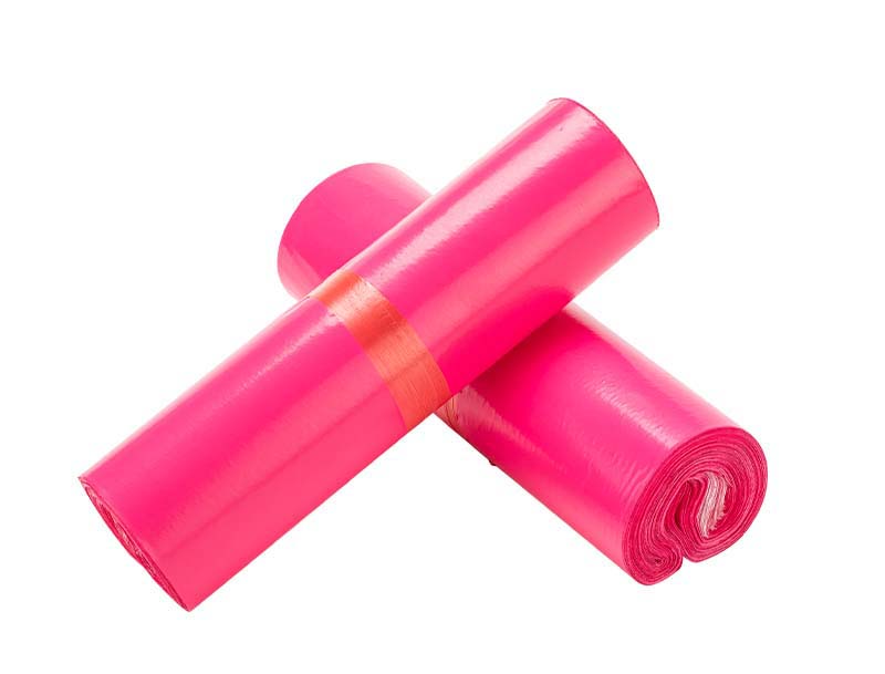 剑河玫红色快递袋-02